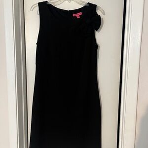 Black mini dress